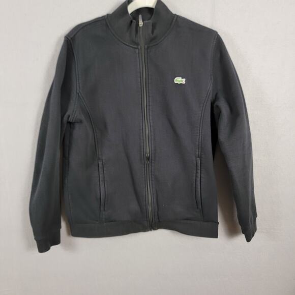 Lacoste Men’s Cotton Fleece Zip-Up Sweatshirt Sz L (318) Style SH7616 - Picture 1 of 9